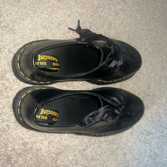 Dr. Martens Holly Women’s Leather Platform Shoes - Picture 6 of 8